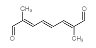 (2E,4E,6E)-2,7-Dimethylocta-2,4,6-trienedial structure