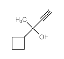 Cyclobutanemethanol, a-ethynyl-a-methyl- Structure