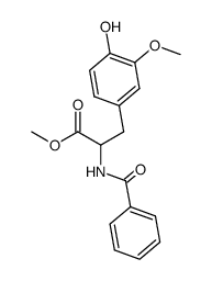 2-Benzoylamino-3-(4-hydroxy-3-methoxy-phenyl)-propionic acid methyl ester picture