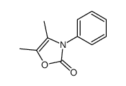 4,5-dimethyl-N-phenyl-4-oxazolin-2-one结构式