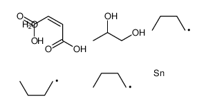 Tributyltin monopropylene glycol maleate结构式
