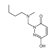 2-[[butyl(methyl)amino]methyl]-1H-pyridazine-3,6-dione结构式