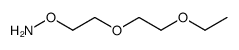 O-ethoxyethoxyethylhydroxylamine Structure