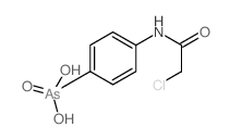 Arsonic acid,[4-[(chloroacetyl)amino]phenyl]- (9CI) structure