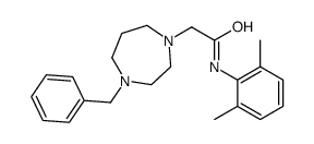 2-(4-Benzyl-1,4-diazepan-1-yl)-N-(2,6-dimethylphenyl)acetamide结构式