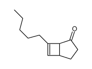 6-pentylbicyclo[3.2.0]hept-6-en-4-one Structure