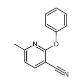 6-methyl-2-phenoxy-nicotinonitrile Structure