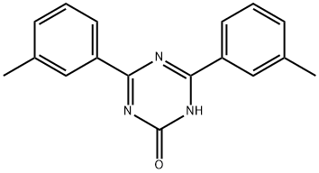 4,6-Bis(3-methylphenyl)-1,3,5-triazin-2(1H)-one结构式