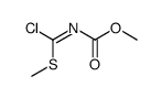 methyl N-[chloro(methylsulfanyl)methylidene]carbamate Structure