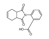 2-(1,3-dioxo-3a,4,7,7a-tetrahydroisoindol-2-yl)benzoic acid结构式