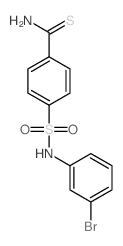 Benzenecarbothioamide, 4-[[(3-bromophenyl)amino]sulfonyl]- picture