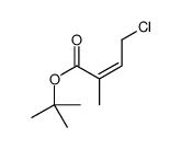 tert-butyl 4-chloro-2-methylbut-2-enoate结构式