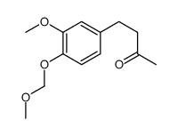 4-[3-methoxy-4-(methoxymethoxy)phenyl]butan-2-one结构式