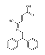 4-(2,2-diphenylethylamino)-4-oxobut-2-enoic acid结构式
