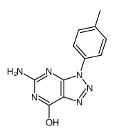 5-amino-3-p-tolyl-3,6-dihydro-[1,2,3]triazolo[4,5-d]pyrimidin-7-one结构式