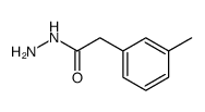 2-(3-methylphenyl)acetylhydrazine Structure