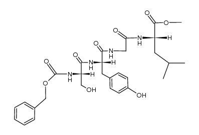 Z-Ser-Tyr-Gly-Leu-OMe Structure