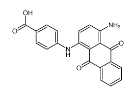 4-[(4-amino-9,10-dihydro-9,10-dioxo-1-anthryl)amino]benzoic acid Structure