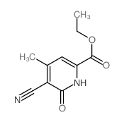 2-Pyridinecarboxylicacid, 5-cyano-1,6-dihydro-4-methyl-6-oxo-, ethyl ester picture