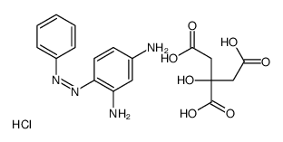 Chrysoidine hydrochloride citrate Structure