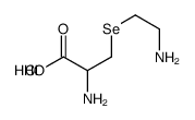 2-(2-amino-2-carboxyethyl)selanylethylazanium,chloride Structure