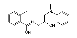 2-fluoro-N-[2-hydroxy-3-(methylphenylamino)propyl]benzamide picture