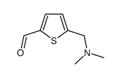 5-[(dimethylamino)methyl]thiophene-2-carbaldehyde结构式
