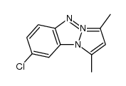 8-chloro-1,3-dimethyl-5H-pyrazolo[1,2-a]benzotriazol-4-ium inner salt Structure