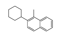 2-cyclohexyl-1-methylnaphthalene Structure