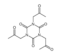 1,3,5-tris(2-oxopropyl)-1,3,5-triazinane-2,4,6-trione结构式