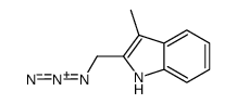 2-(azidomethyl)-3-methyl-1H-indole结构式