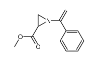 1-(1-phenylvinyl)aziridine-2-carboxylic acid methyl ester Structure