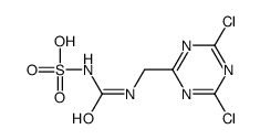 (4,6-dichloro-1,3,5-triazin-2-yl)methylcarbamoylsulfamic acid结构式