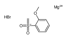 magnesium,1-methanidylsulfonyl-2-methoxybenzene,bromide Structure