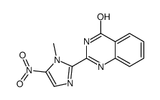 2-(1-methyl-5-nitroimidazol-2-yl)-1H-quinazolin-4-one Structure