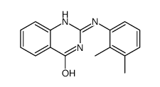2-(2,3-dimethylanilino)-1H-quinazolin-4-one结构式