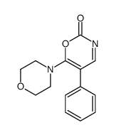 6-morpholin-4-yl-5-phenyl-1,3-oxazin-2-one结构式