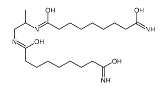 N'-[2-[(9-amino-9-oxononanoyl)amino]propyl]nonanediamide结构式