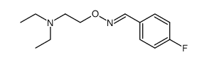 4-Fluoro-benzaldehyde O-(2-diethylamino-ethyl)-oxime Structure