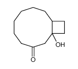 1-hydroxybicyclo[8.2.0]dodecan-3-one结构式