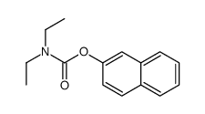 naphthalen-2-yl N,N-diethylcarbamate结构式