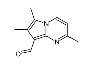 2,6,7-trimethylpyrrolo[1,2-a]pyrimidine-8-carbaldehyde Structure