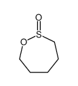 oxathiepane 2-oxide Structure