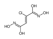 2-chloro-N,N'-dihydroxybut-2-enediamide Structure