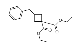 diethyl 3-benzylcyclobutane-1,1-dicarboxylate Structure