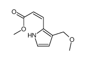 methyl 3-[3-(methoxymethyl)-1H-pyrrol-2-yl]prop-2-enoate结构式