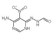 N-[(6-amino-5-nitro-pyrimidin-4-yl)amino]formamide Structure