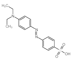 4-(4-diethylaminophenyl)diazenylbenzenesulfonic acid Structure