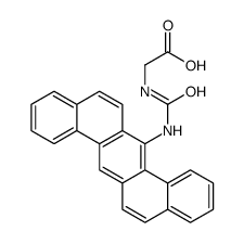 2-(naphtho[1,2-b]phenanthren-14-ylcarbamoylamino)acetic acid结构式