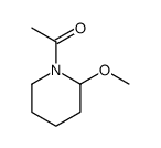 Piperidine, 1-acetyl-2-methoxy- (9CI)结构式
